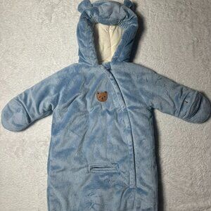 Carter's baby Blue Plush Bear Suit, 0-6m